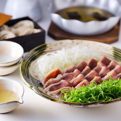合鴨と葱の出汁しゃぶ