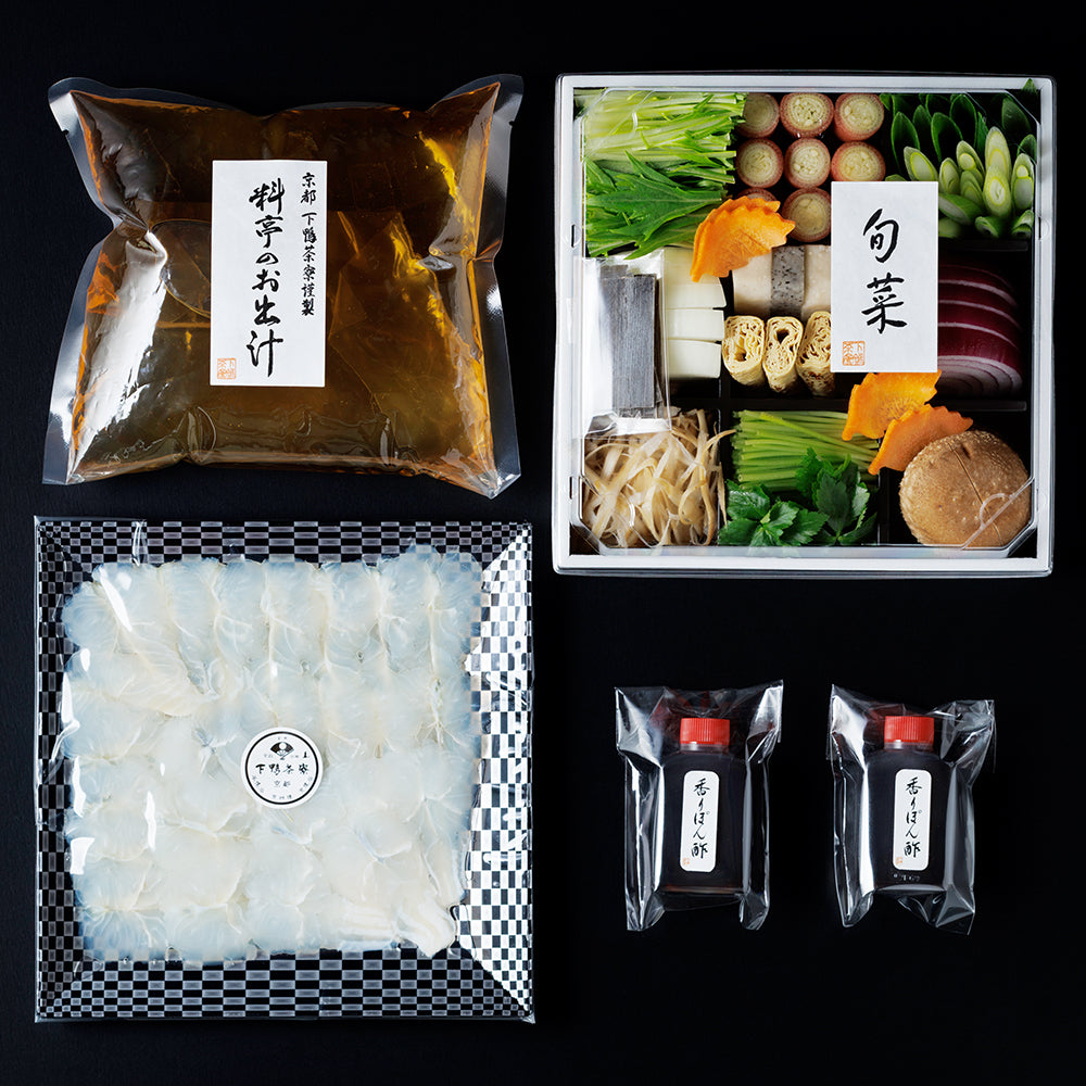 【夏季限定】料亭の鱧と旬菜の出汁しゃぶ