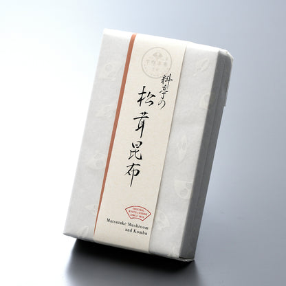 松茸昆布（扇柄 和紙袋）