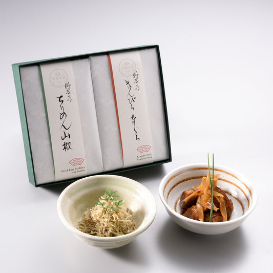 料亭のご馳走 二撰 「ちりめん山椒(60g)・きんぴらまぐろ(120g)」