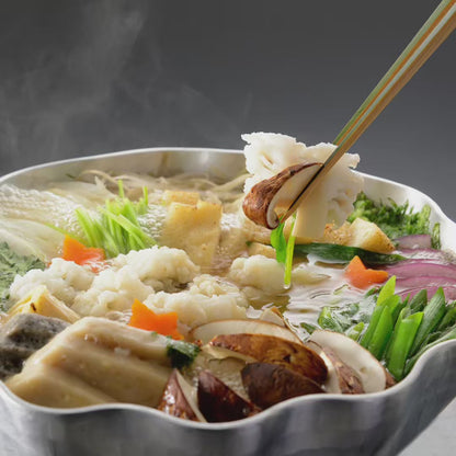 【秋季限定】料亭の鱧と松茸のはりはり鍋