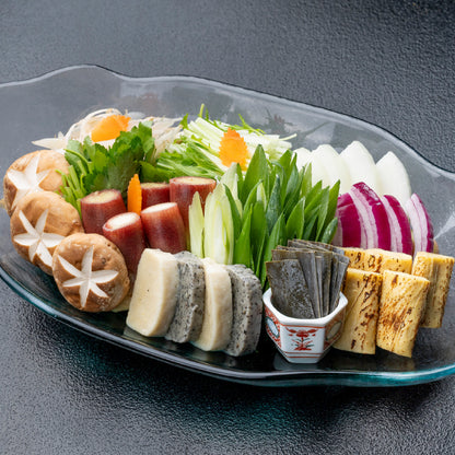 【夏季限定】料亭の鱧と旬菜の出汁しゃぶ