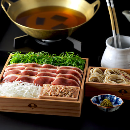 【本店】特製和おせち 二段＋合鴨鍋(4～5人前)