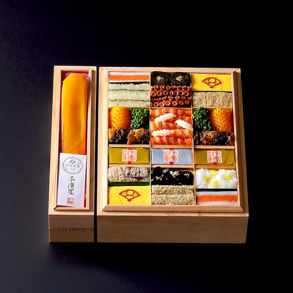 【本店】特製和おせち 二段＋合鴨鍋