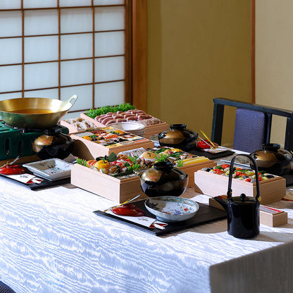 【本店】特製和おせち 二段＋合鴨鍋