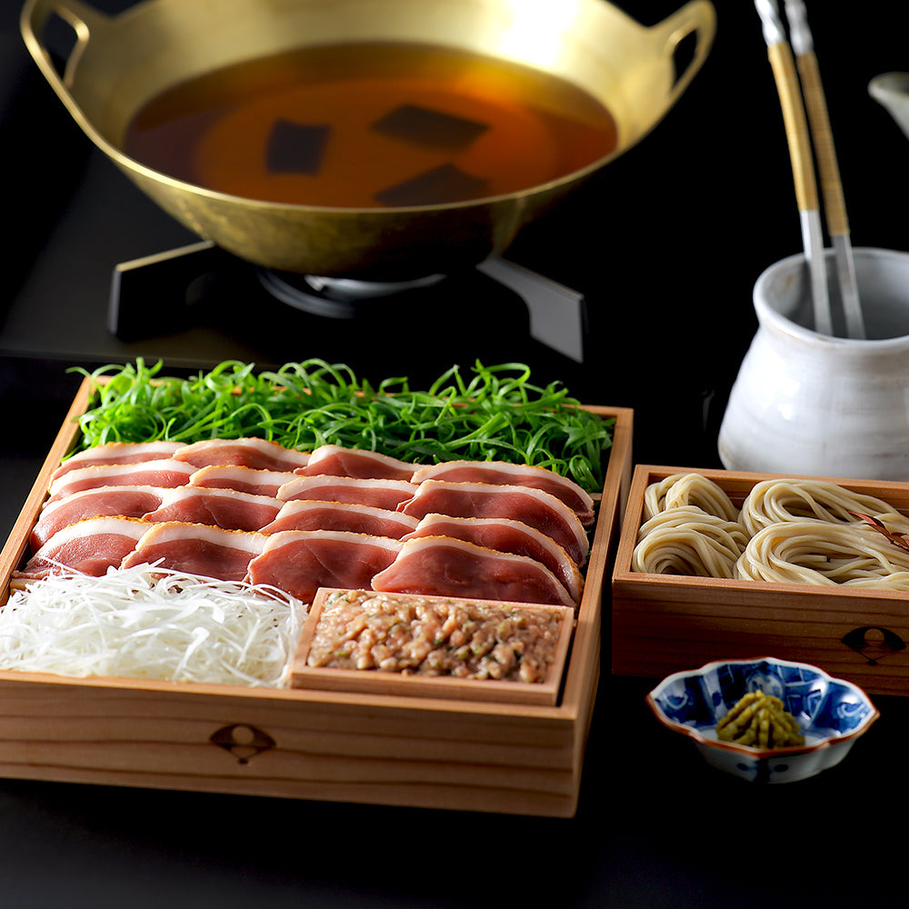 【本店】特製和おせち 二段＋合鴨鍋